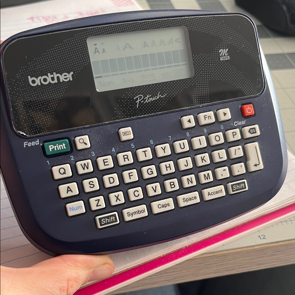 Brother P-touch Label Maker in Navy Blue - Picture 5 of 5